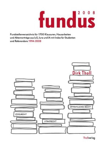 fundus 2008: Fundstellenverzeichnis für Jurastudenten und Referendare - Klausuren und Hausarbeiten Law