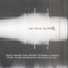 one word one sound, 1 Audio-CD Books
