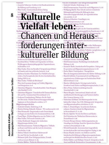 Kulturelle Vielfalt leben: Chancen und Herausforderungen interkultureller Bildung (Aus Politik & Kultur / Zeitung des Deutschen Kulturrates) Architecture