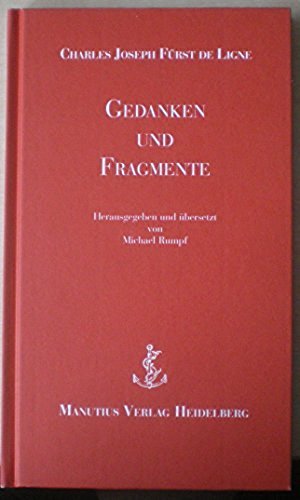 Gedanken und Fragmente Essays & Short Stories
