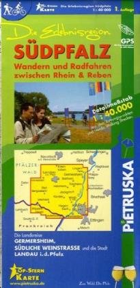 Südpfalz, Radwanderkarte book