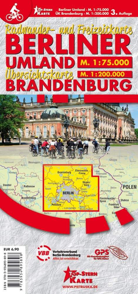 Berliner Umland und Übersichtskarte Brandenburg 1 : 75 000 Leisure, Home & Garden