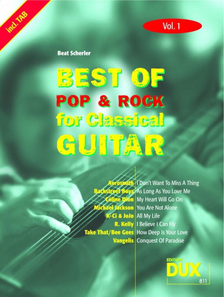 Best of Pop & Rock for Classical Guitar Vol. 1 Sheet Music