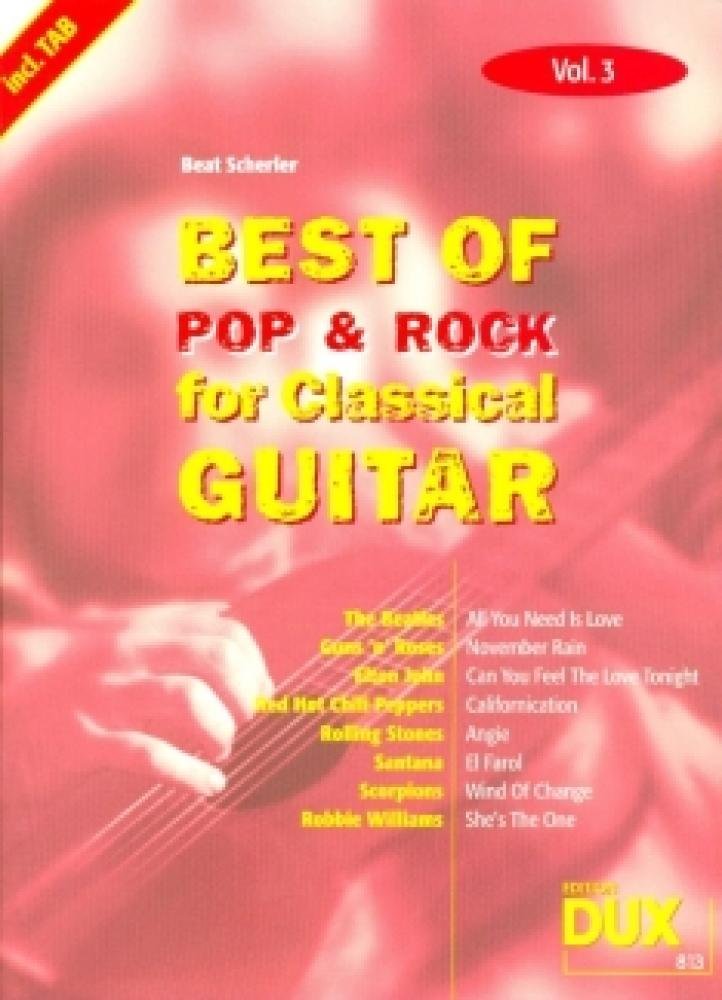 Best of Pop & Rock for Classical Guitar Vol. 3 Essays & Short Stories