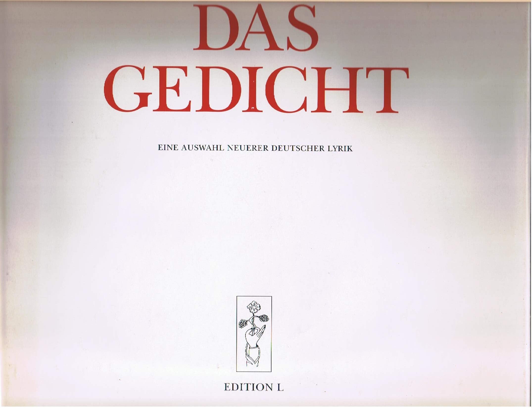 Product Image: Das Gedicht 2002. Anthologie neuerer deutscher Lyrik
