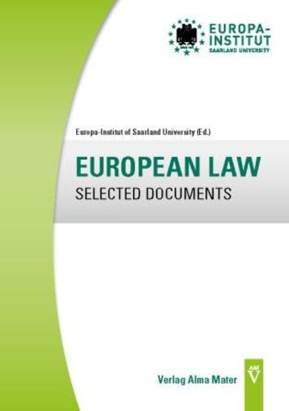 European Law - Selected Documents Law