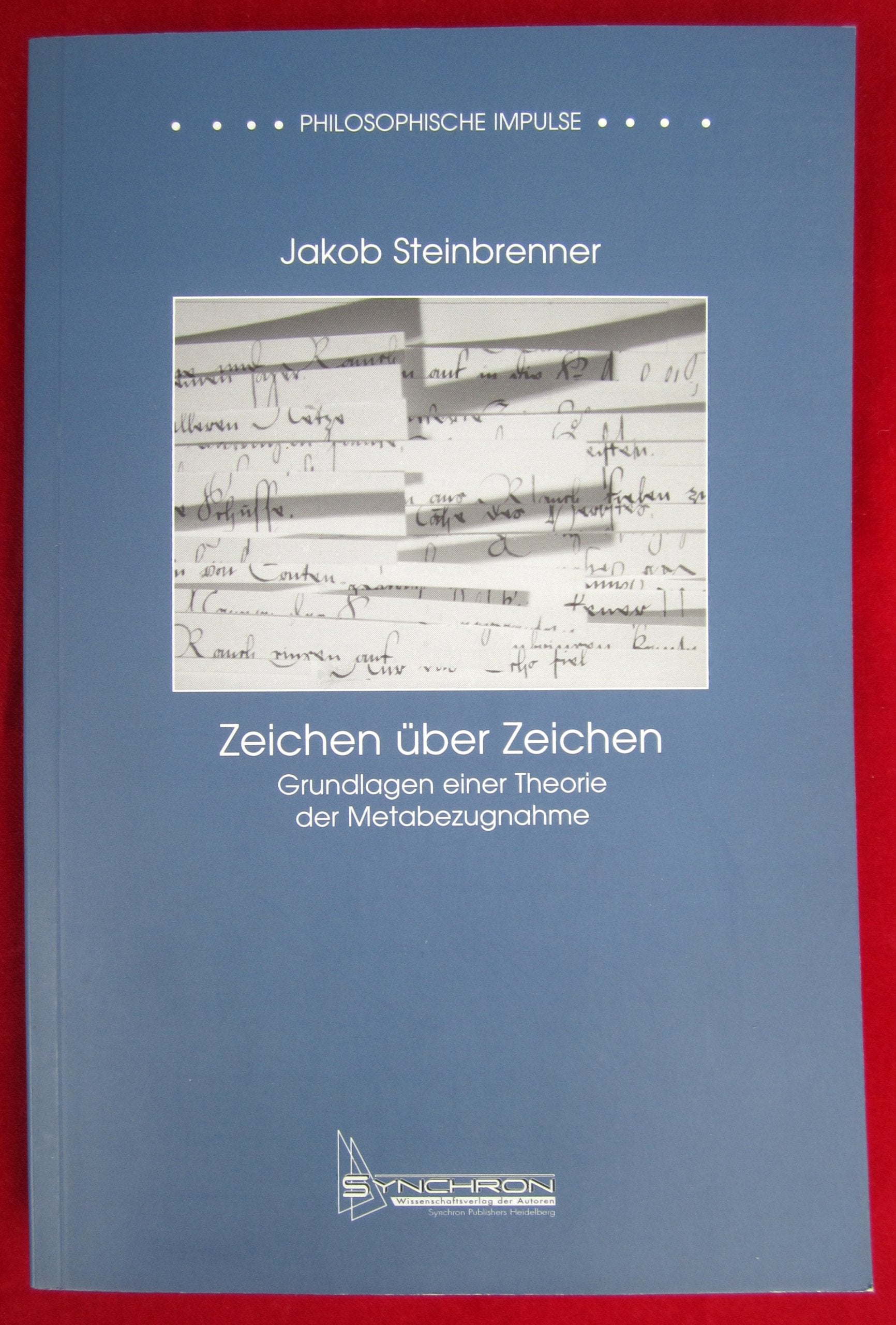 Zeichen über Zeichen Philosophy Books