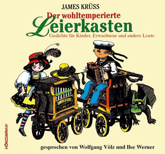 Der wohltemperierte Leierkasten: Gedichte für Kinder, Erwachsene und andere Leute, Sprecher: Ilse Werner, Wolfgang Völz, 1 CD ca. 65 Min. Non-fiction