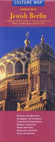 Jewish Berlin. Culture Map: Panorama-Karten, Friedhofspläne, Stadtplan book