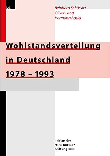 Wohlstandsverteilung in Deutschland 1978-1993 Politics & History