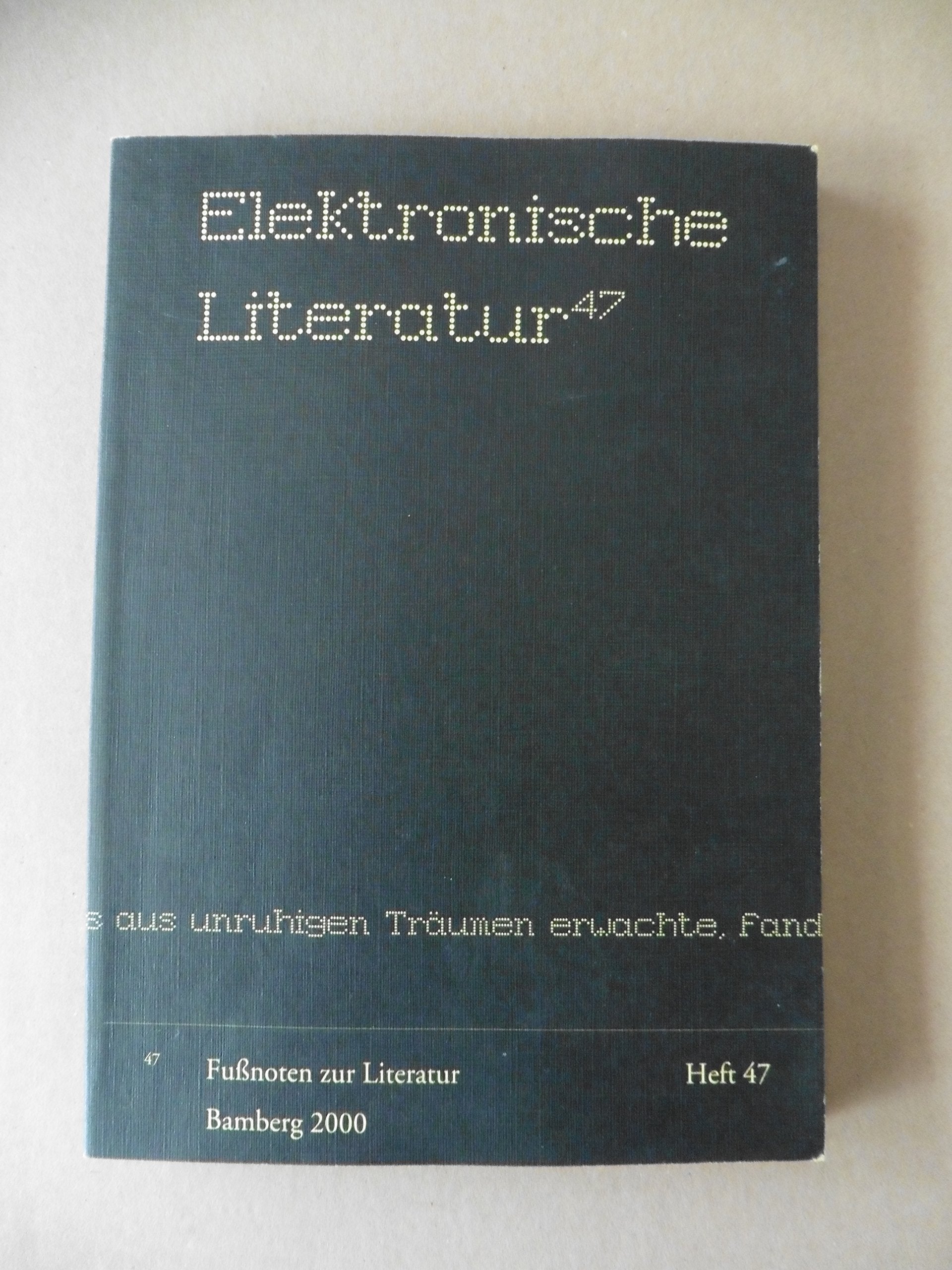 Elektronische Literatur (Fußnoten zur Literatur) Books