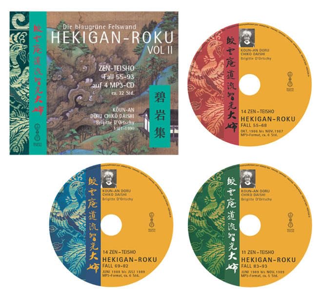 HEKIGAN-ROKU VOL. II Fall 55-100 - 39 Zen-Teisho und 7 Koan-Texte auf 3 MP3-CDs: Die Blaugrüne Felswand cd
