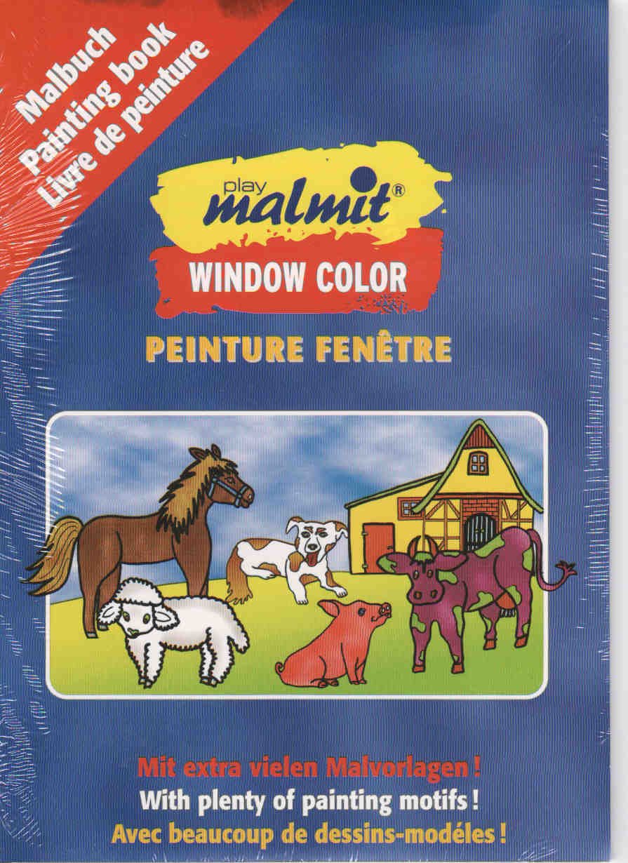 Window Color - Bauernhof Mit extra vielen Malvorla... Book Books