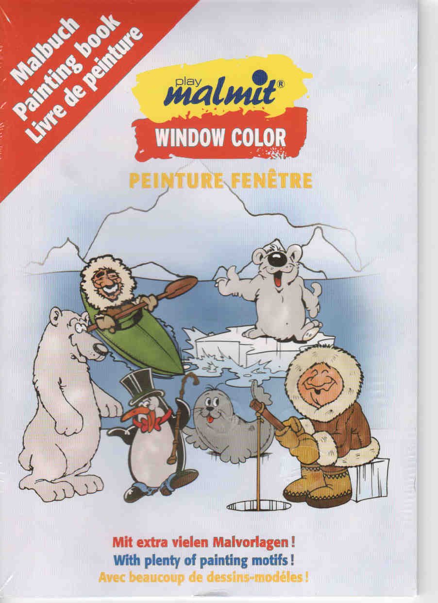 Window Color: Winter - Eskimos - Pinguine! Mit extra vielen Malvorlagen! Books