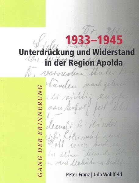 Gang der Erinnerung: 1933 - 1945 - Unterdrückung und Widerstand in der Region Apolda German history
