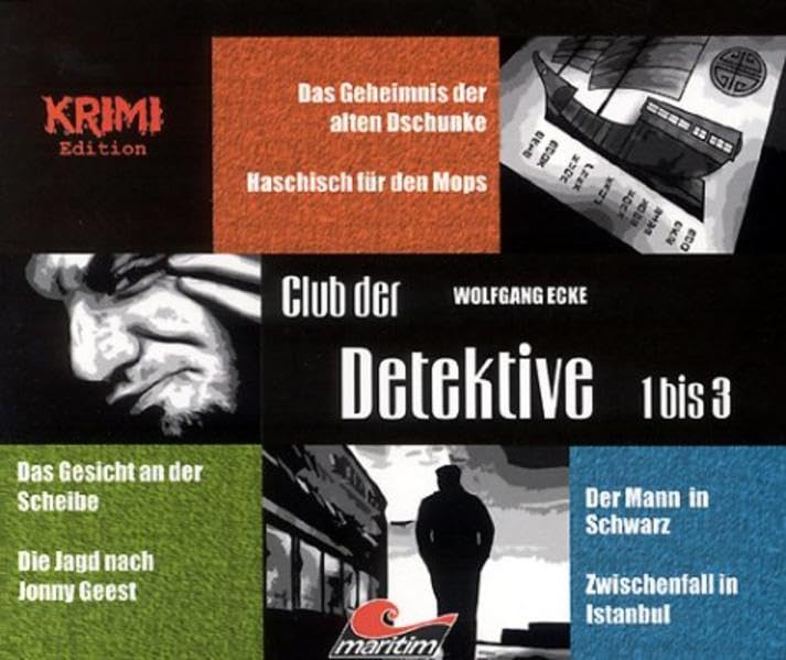 Der Club der Detektive 1-3 "CD-Edition": Der Mann in Schwarz /Das Gesicht an der Scheibe /Das Geheimnis der alten Dschunke Books