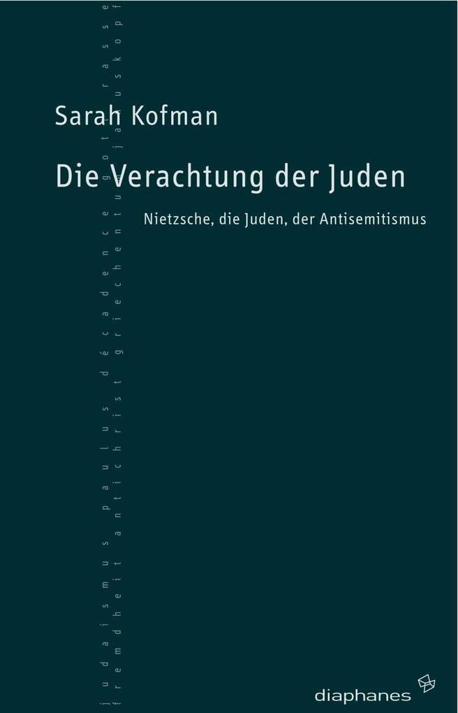 Die Verachtung der Juden Philosophy