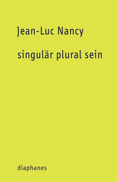 singulär plural sein Philosophy
