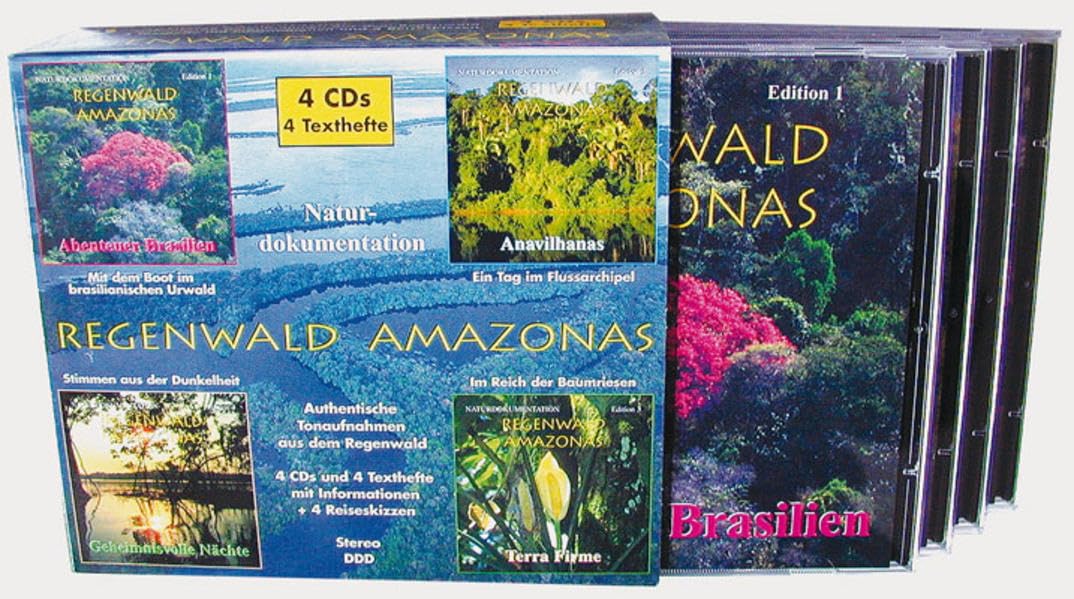 Regenwald Amazonas auf 4 Audio-CDs Music