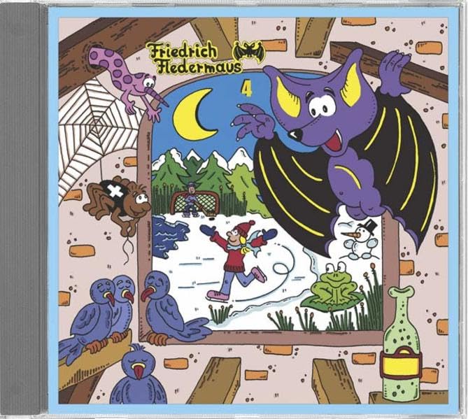 Friedrich Fledermaus 4: 4 liebevolle Hörspiele und Musik: Abenteuer auf dem Eis /Zahnweh /Freche Tauben /Der Klopfgeist /3 Originalaufnahmen auf dem Eis /8 Originalaufnahmen von Fledermäusen Parents & Children