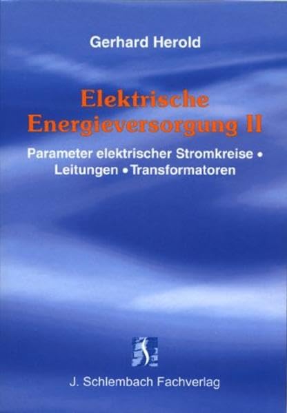Elektrische Energieversorgung 2. book