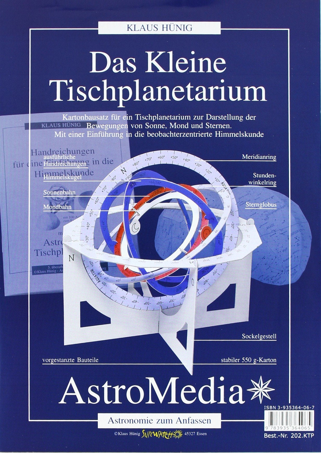 Das Kleine Tischplanetarium: Kartonbausatz für ein Tischplanetarium, mit dem sich die Bewegungen von Sonne, Mond und Sternen darstellen lassen. Mit Einführung in die beobachterzentrierte Himmelskunde Computer Science
