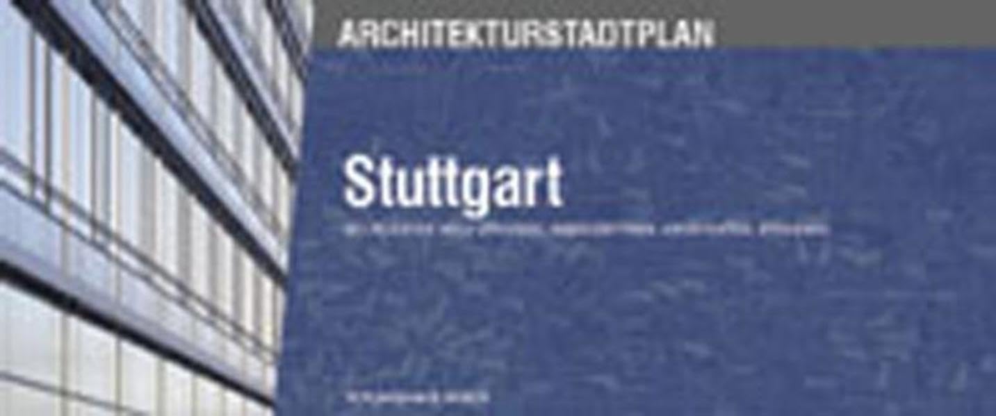 Architekturstadtplan Stuttgart Leisure, Home & Garden