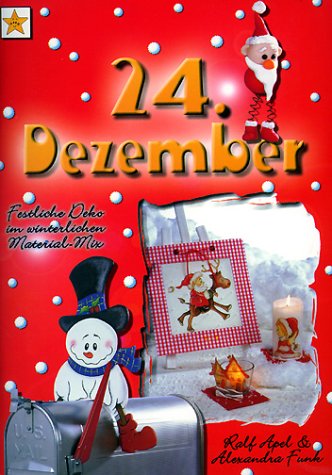 24. Dezember: Festliche Deko im winterlichen Material-Mix Books
