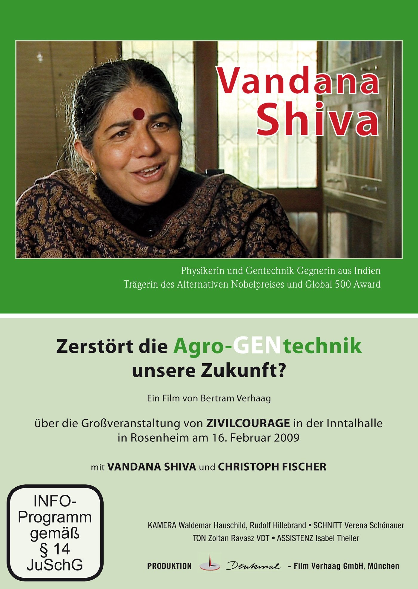 Vandan Shiva - Zerstört die Agro-GENtechnik unsere Zukunft?: Dokumentation 68 min dvd
