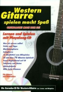 Western Gitarre spielen macht Spaß: Grundlagen! Mach dich fit!: Grundlagen! Mach Dich fit! - Die Karaoke-CD für Western-Gitarre zum Lernen und Mitspielen Sheet Music