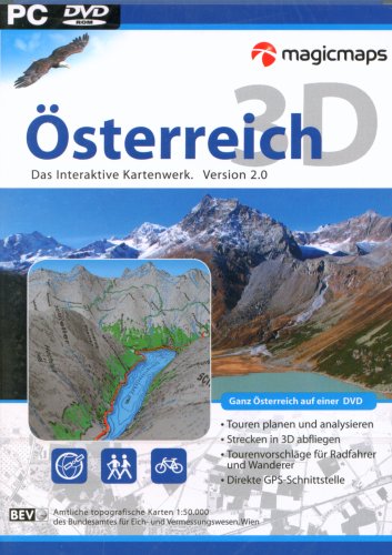 Österreich 3D: Interaktives Kartenwerk (DVD-ROM) Hobbies & Leisure