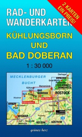 Kühlungsborn und Bad Doberan 1 : 30 000 Rad- und Wanderkarten-Set: Mit den Karten: "Rerik, Kühlungsborn" und "Bad Doberan, Warnemünde" book