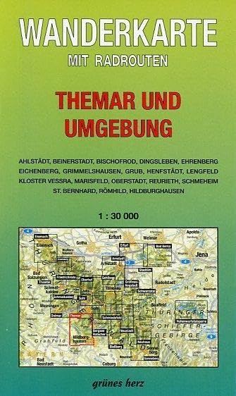 Wanderkarte Themar und Umgebung: Mit Ahlstädt, Beinerstadt, Bischofrod, Dingsleben, Ehrenberg, Eichenberg, Grimmelshausen, Grub, Henfstädt, Lengfeld, ... Thüringer Wald: Wanderkarten. 1:30.000) Leisure, Home & Garden