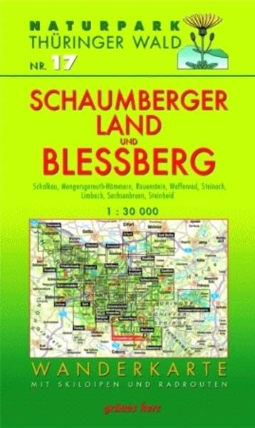 Wanderkarte Schaumberger Land und Bleßberg Leisure, Home & Garden