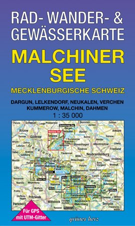 Malchiner See - Mecklenburgische Schweiz 1 : 35 000 Maps & Plans