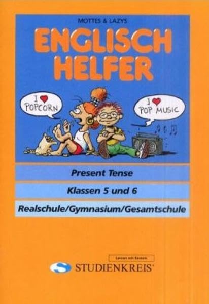 Englisch Helfer "Present Tense": Klassen 5 und 6, mit Lösungsheft: Realschule, Gymnasium, Gesamtschule Foreign Languages ​​& Dictionaries