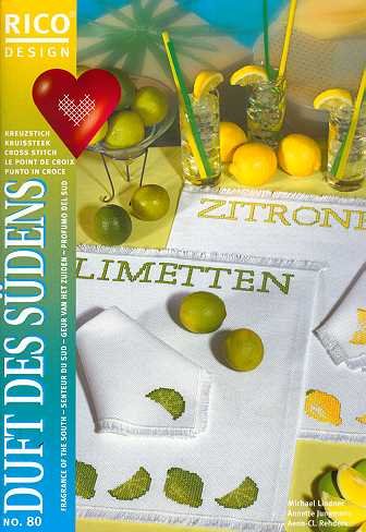 Kreuzstichstickbuch von Rico Design Duft des Südens Nr. 80 - Annette Jungmann, Michael Lindner, Aenn-Cl. Rehders Books