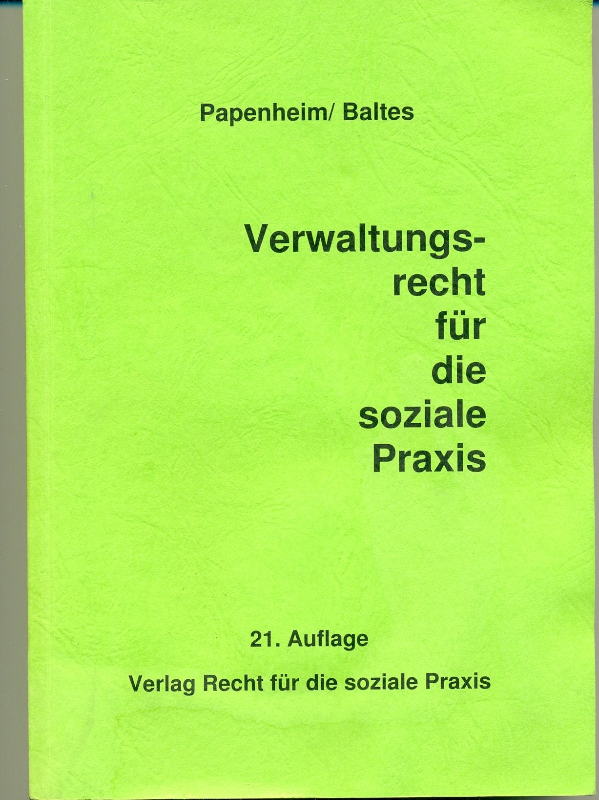 Verwaltungsrecht für die soziale Praxis book