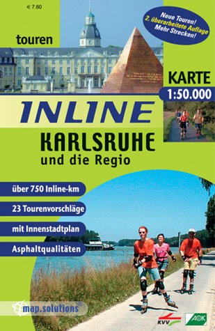Inline Karlsruhe und die Regio 1 : 50 000 Leisure, Home & Garden