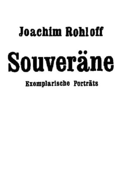 Souveräne Memories