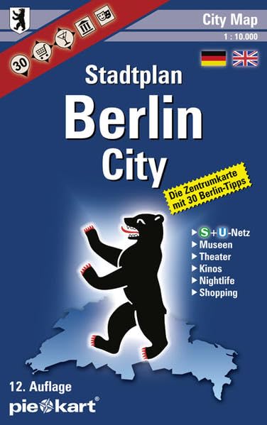 Berlin City 1 : 10.000 Stadtplan Leisure, Home & Garden