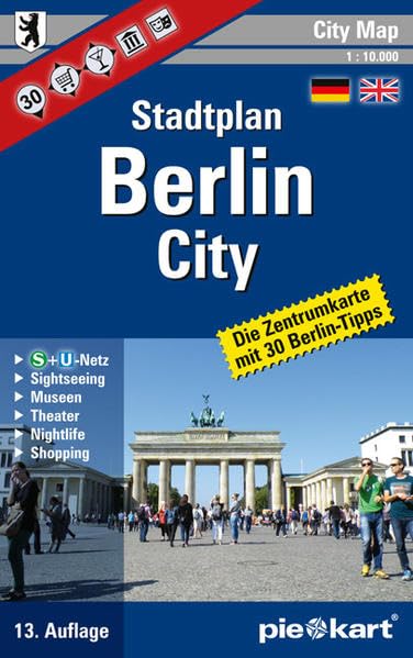 Berlin City 1 : 10.000 Stadtplan Leisure, Home & Garden