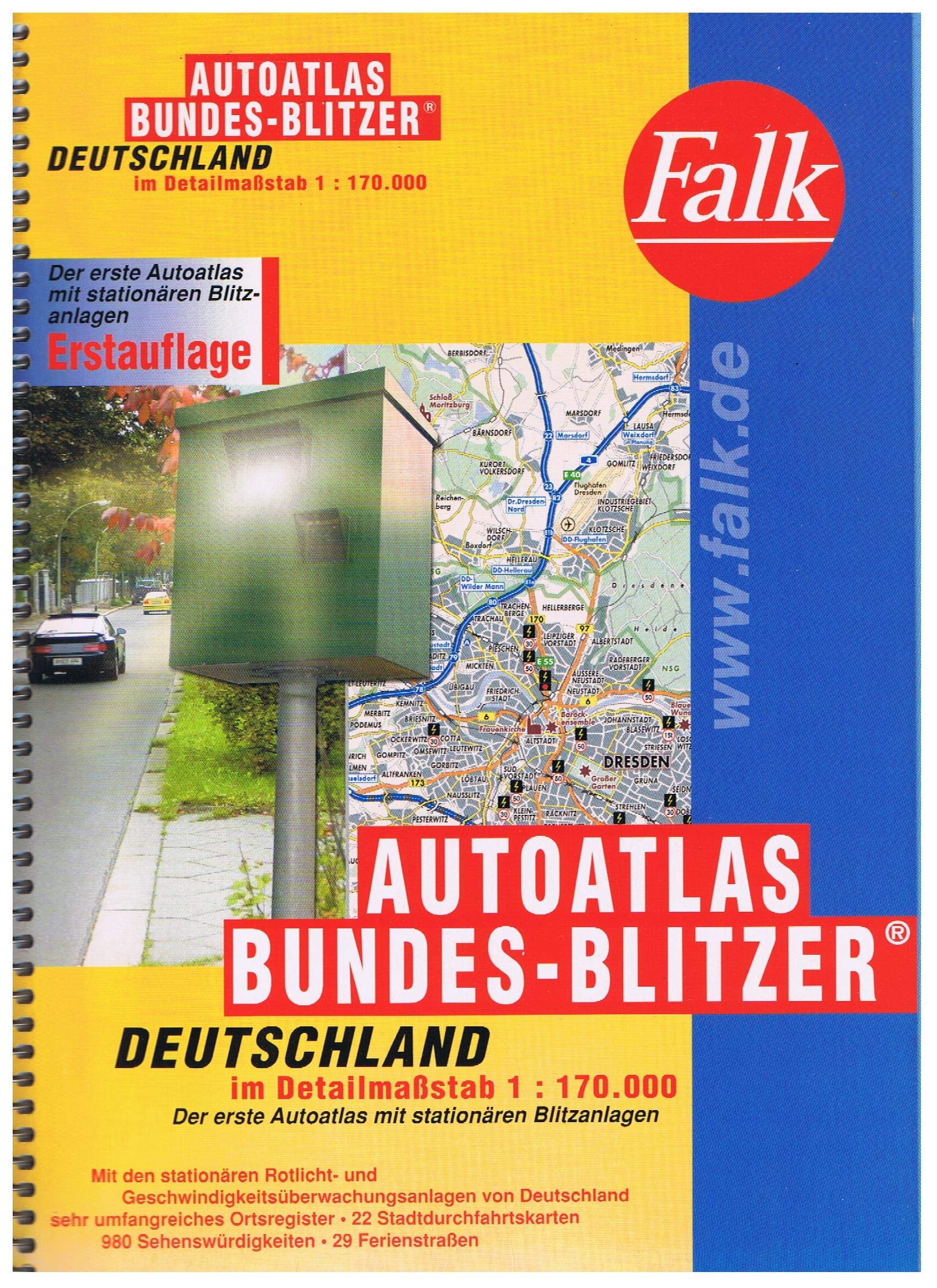 Falk Autoatlas Bundes- Blitzer Deutschland im Detailmaßstab 1 : 170.000. Der erste Autoatlas mit stationären Blitzanlagen. Books