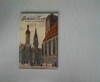 Gubener Texte: Erinnerungen an eine vergangene Stadt Politics & History