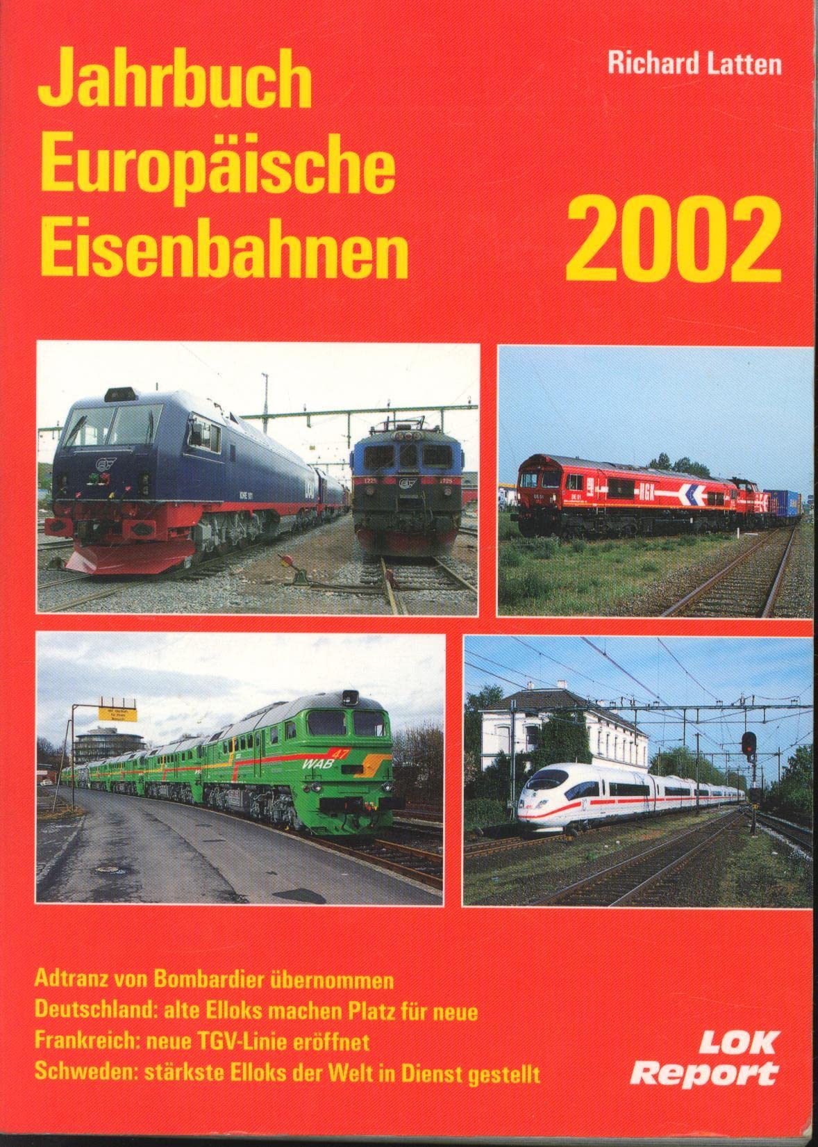 Jahrbuch Europäische Eisenbahnen 2002 Books