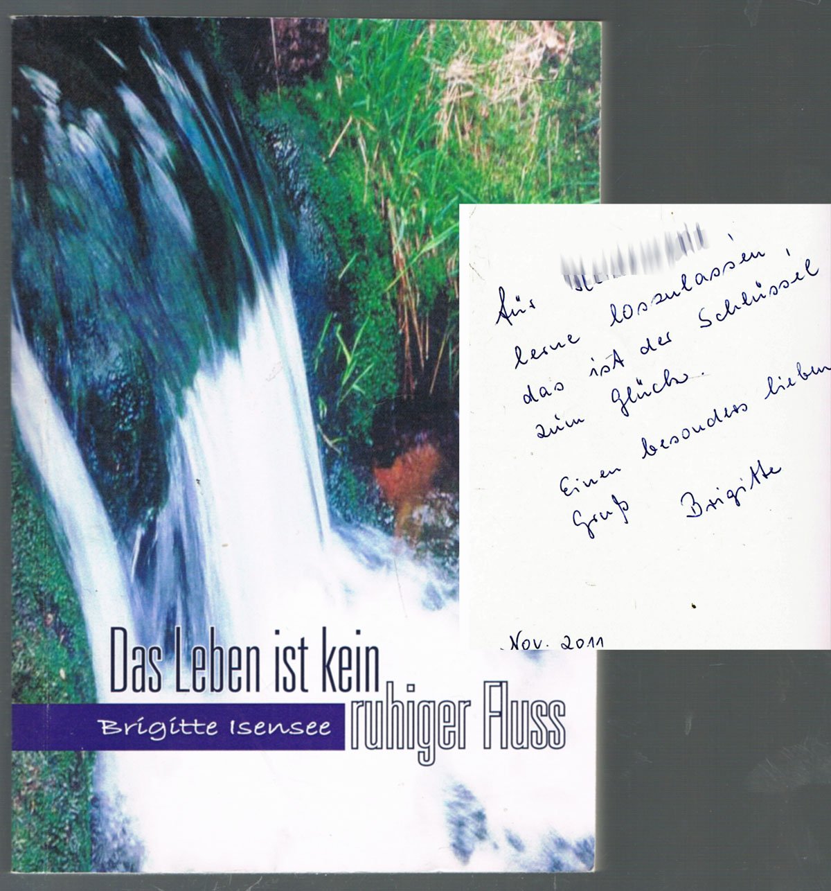 Signiert: Brigitte Isensee - Das Leben ist kein ruhiger Fluß book