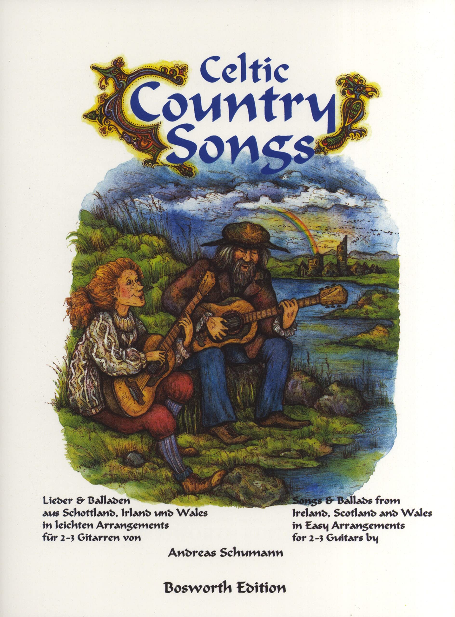 Celtic Country Songs: Sammelband für Gitarre: Lieder & Balladen aus Schottland, Irland und Wales in leichten Arrangements für 2-3 Gitarren Sheet Music