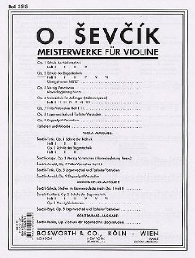Bogentechnik Op 2/3. Violine Arts & Music