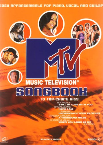 MTV Songbook, Easy Arrangements for Piano, Vocal and Guitar Sheet Music