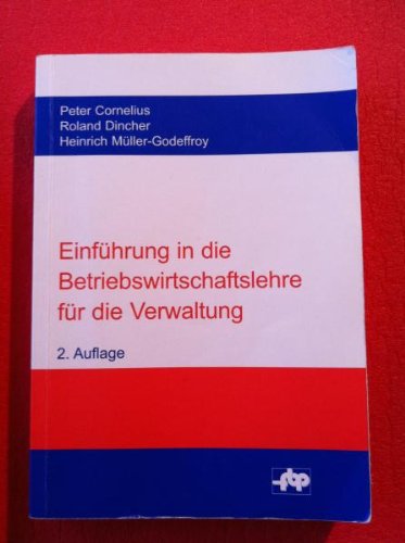 Einführung in die Betriebswirtschaftslehre für die Verwaltung Law